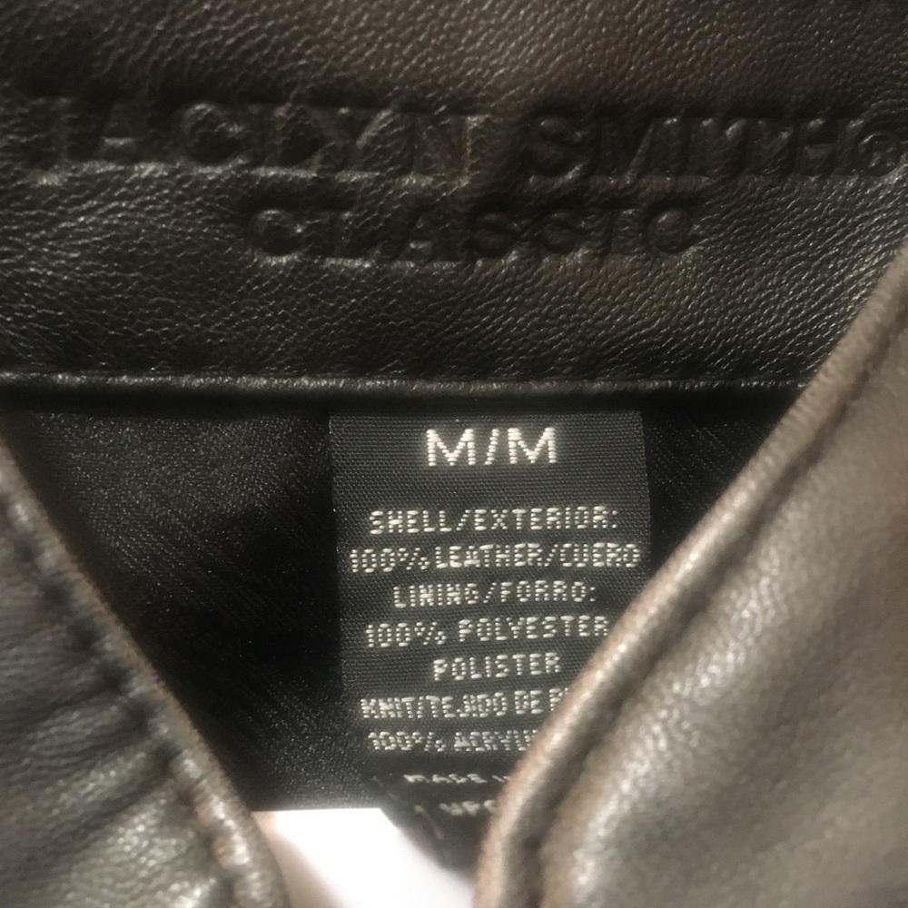 Jaclyn Smith Classic Leather Jacket